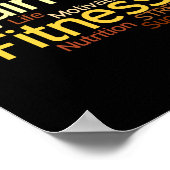 Poster de l'entraîneur personnel ou du centre de c (Coin)