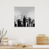 Poster de l'environnement de raffinerie d'huile (Cuisine)