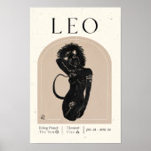 Poster de Leo Feminine Zodiac (Devant)