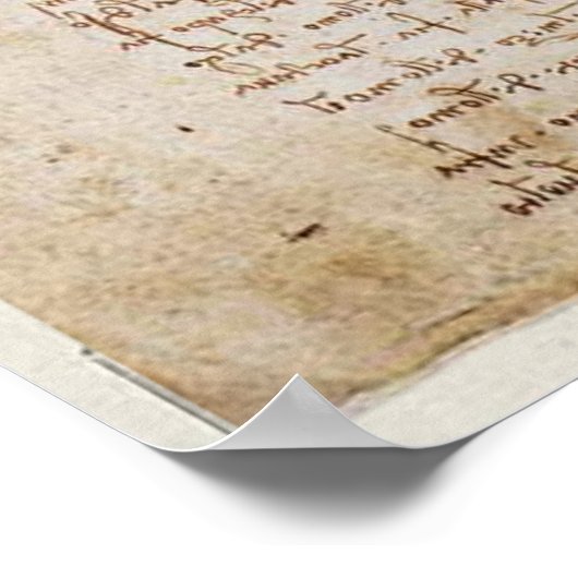 Poster de Leonardo da Vinci Vitruvian (Coin)