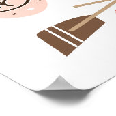 Poster de l'équipage d'aviron de la ligne Peace Lo (Coin)