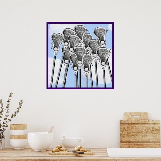 Poster de l'équipe de crosse (Cuisine)