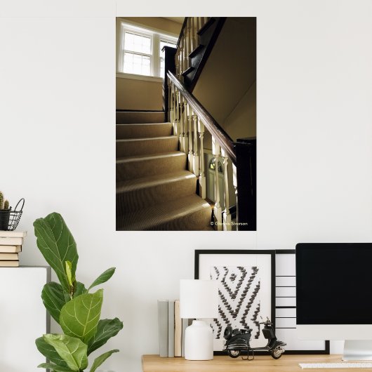 Poster de l'escalier (Bureau à domicile)