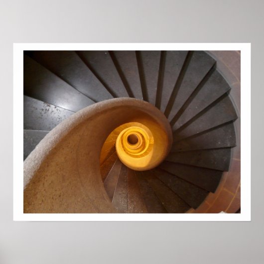 Poster de l'escalier en spirale (Devant)