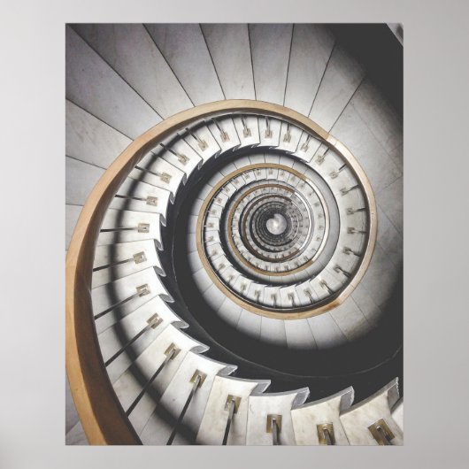 Poster de l'escalier en spirale (Devant)