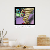 Poster de l'escalier paradisiaque de Pricey par Ri (Cuisine)