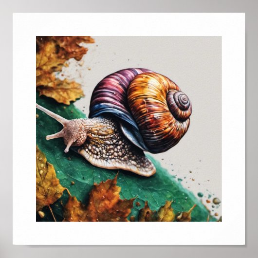 Poster de l'escargot (Devant)
