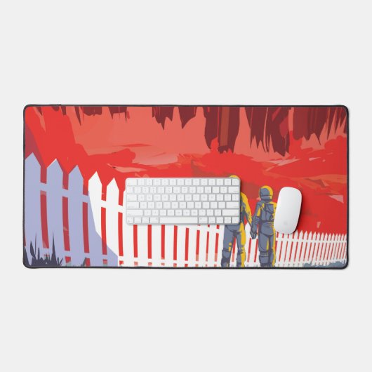 Poster De L'Espace Rétro De Kepler-186f. (Clavier et souris)