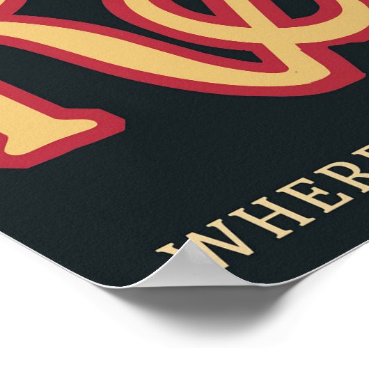 Poster De L'Espace Rétro De Kepler-186f. (Coin)