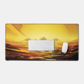 Poster de l'espace rétro - La plus grande lune de  (Clavier et souris)