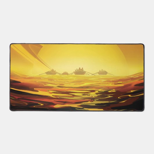 Poster de l'espace rétro - La plus grande lune de  (Recto)