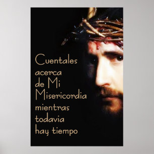 Poster de l'Espanol Espagnol Jesus Divina Miserico