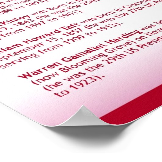 Poster de l'état de l'Ohio, OH (Coin)