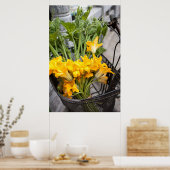 Poster de l'été Zuchinni Blossoms (Cuisine)