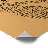 Poster de l'Ethereum Frontier (noir carré sur or) (Coin)