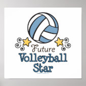 Poster de l'étoile de volleyball future (Devant)