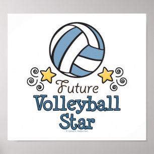 Poster de l'étoile de volleyball future