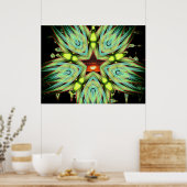 Poster de l'étoile du coucher du soleil (Cuisine)