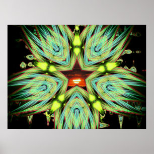 Poster de l'étoile du coucher du soleil