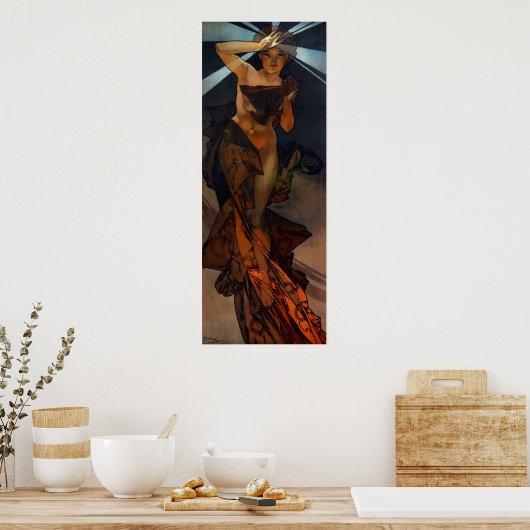 Poster de l'étoile du matin Alphonse Mucha (Cuisine)