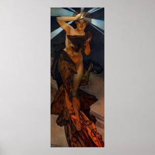 Poster de l'étoile du matin Alphonse Mucha