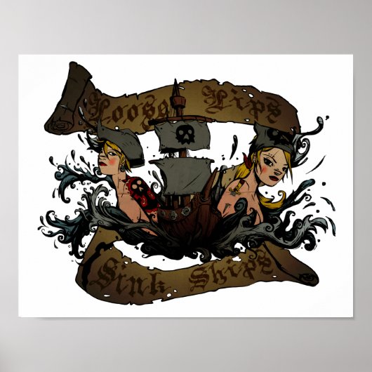 Poster de l'évier Lèvres Perdues (Devant)