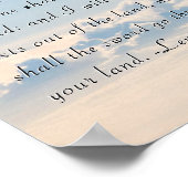 Poster de Leviticus 26:6 Écritures (Coin)