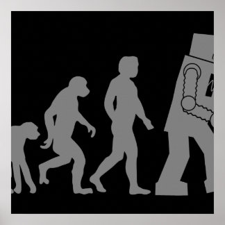 Poster de l'évolution des robots