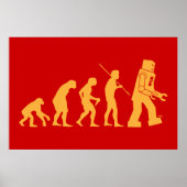 Poster de l'évolution des robots (Devant)