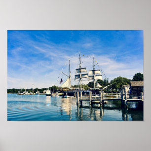 Poster de l'Expéditeur du Clipper du port mystique