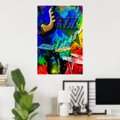 Poster de l'explosion de jazz (Bureau à domicile)