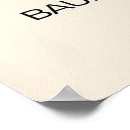 Poster de l'exposition Bauhaus (Coin)