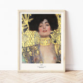 Poster de l'exposition d'art Gustav Klimt Judith