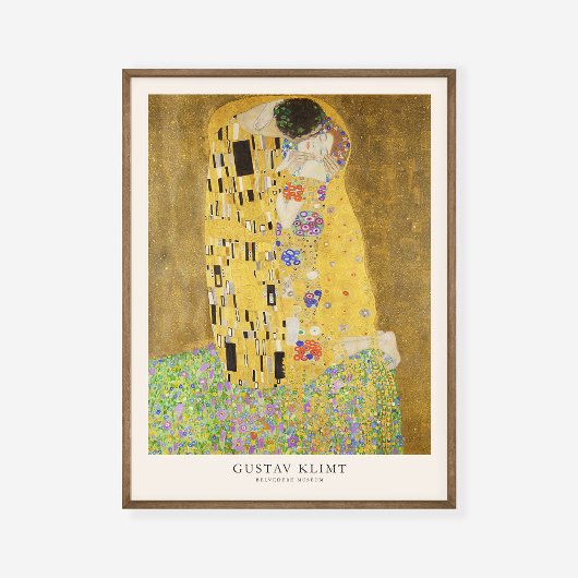 Poster de l'exposition d'art Kiss Klimt Imprimer