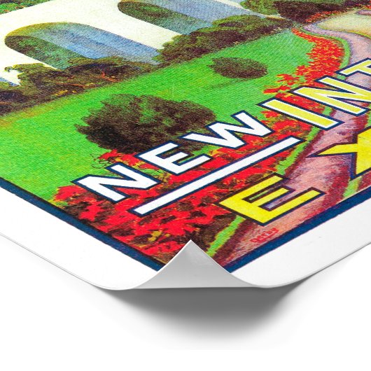 Poster de l'exposition internationale de San Diego (Coin)