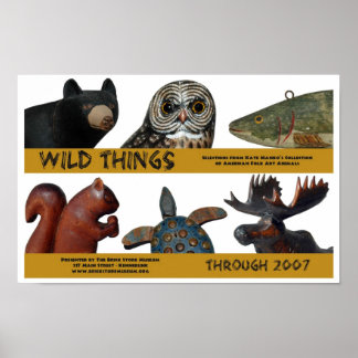 Poster de l'exposition Wild Things
