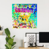 Poster de l'heure de l'époque de Culver City (Bureau à domicile)