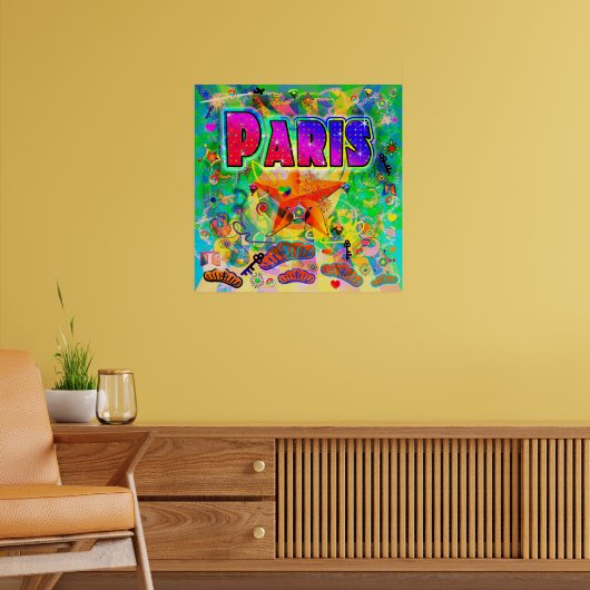 Poster de l'heure de Paris (Salon 2)