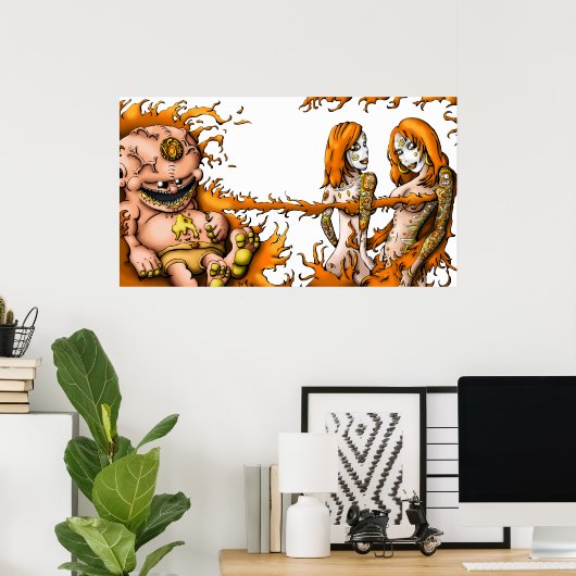 Poster de l'heure du bébé (Bureau à domicile)