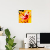 Poster de l'Hibiscus d'Orange (Bureau à domicile)