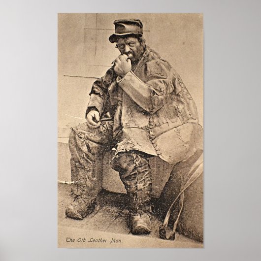 Poster de l'homme en cuir (Devant)