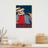 Poster de l'homme porteur de l'écrevisse (Cuisine)