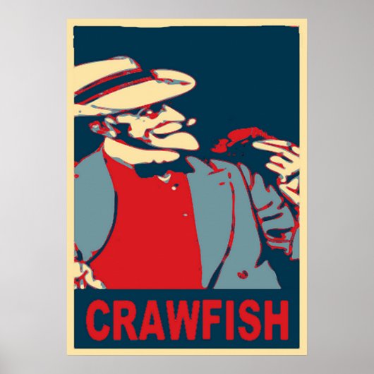 Poster de l'homme porteur de l'écrevisse (Devant)
