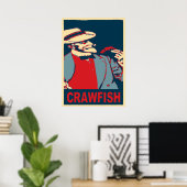 Poster de l'homme porteur de l'écrevisse (Bureau à domicile)