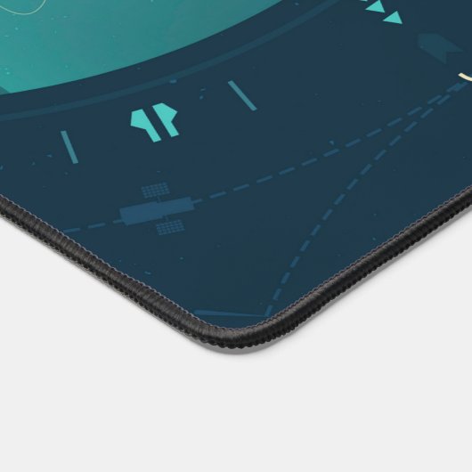 Poster de l'horloge atomique Deep Space, version b (Coin)