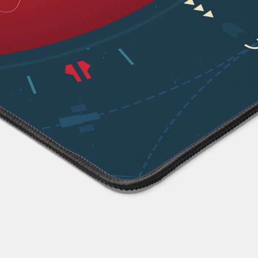 Poster de l'horloge atomique Deep Space, version r (Coin)