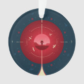 Poster de l'horloge atomique Deep Space, version r (devant)
