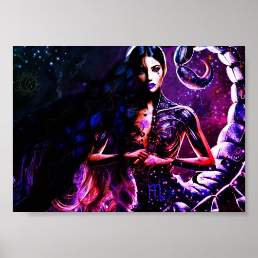 Poster de l'Horoscope de Scorpio (Devant)