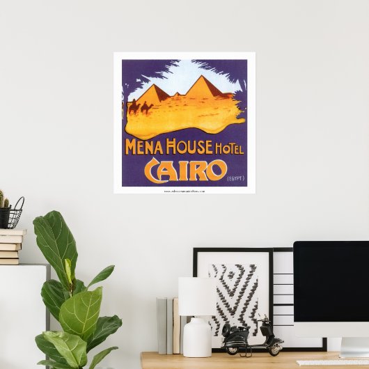 Poster de l'hôtel Mena House du Caire (Bureau à domicile)