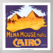 Poster de l'hôtel Mena House du Caire (Devant)